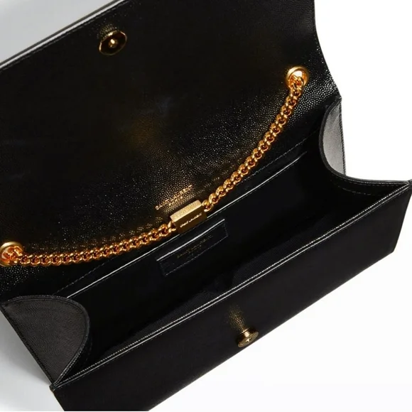 MSRP$2600 LIKE New! YSL Saint Laurent Kate Medium Grain de Poudre Shoulder bag - Picture 3 of 16